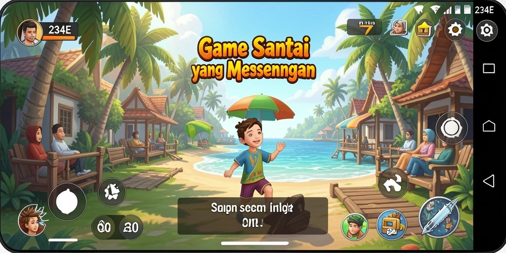 Tampilan gameplay 234E yang seru dan menarik.