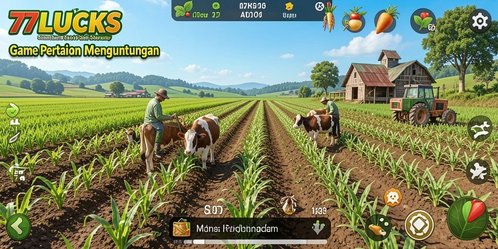 Gameplay seru dengan desain pertanian yang menawan