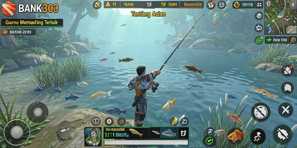 Gameplay memancing yang seru dan menantang di BANK303.