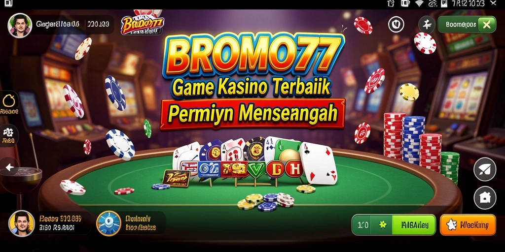 Tampilan menarik dari gameplay BROMO77 yang seru dan mendebarkan.