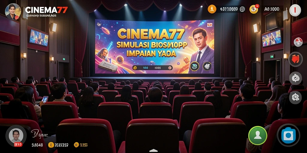 Tampilan gameplay <strong>CINEMA77</strong> yang menarik dan interaktif bagi pemain.