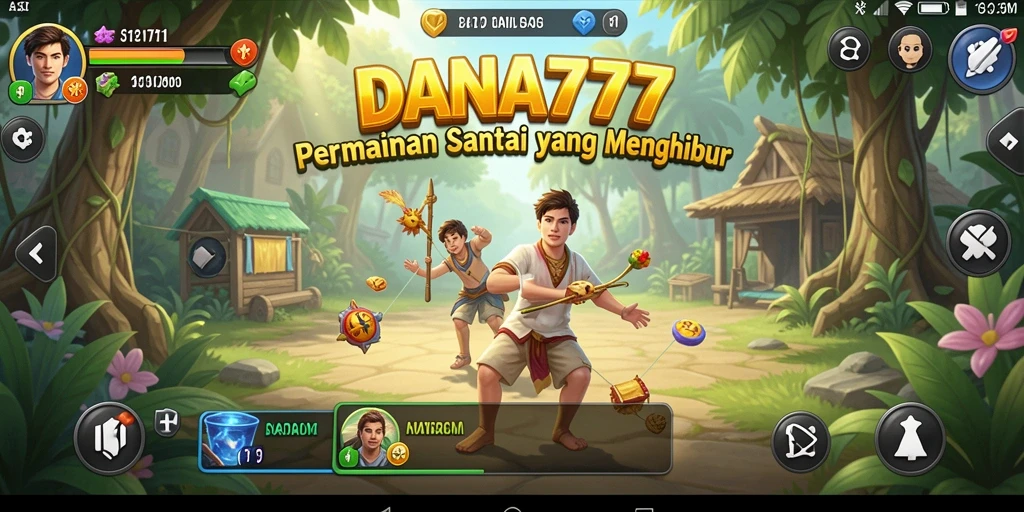 Tampilan gameplay DANA777 yang menampilkan interaksi menyenangkan di dalam permainan.