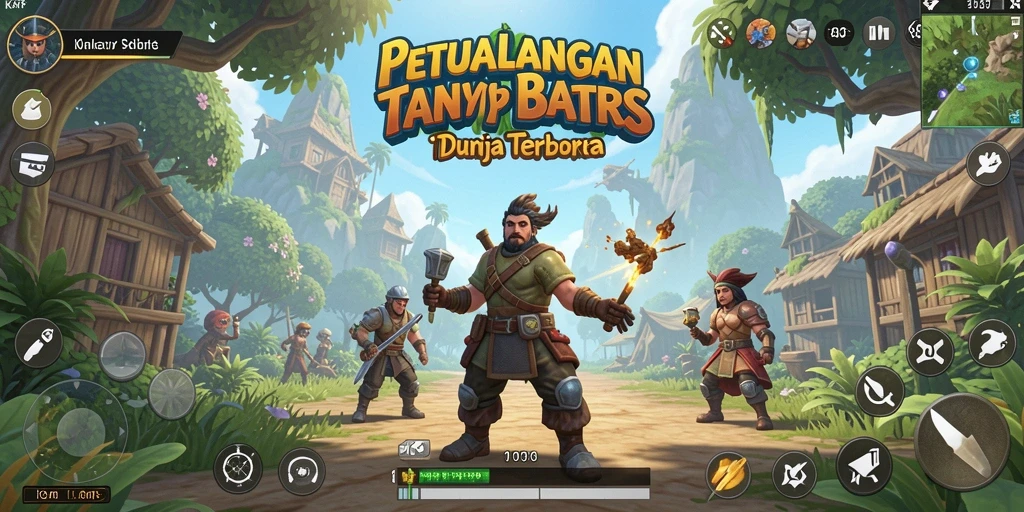 Tampilan gameplay KAKRP yang menakjubkan dalam dunia Open World.