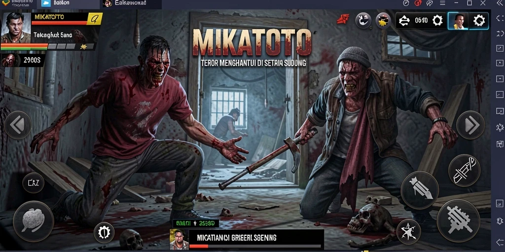Gameplay menegangkan di MIKATOTO yang penuh dengan kejutan horor.