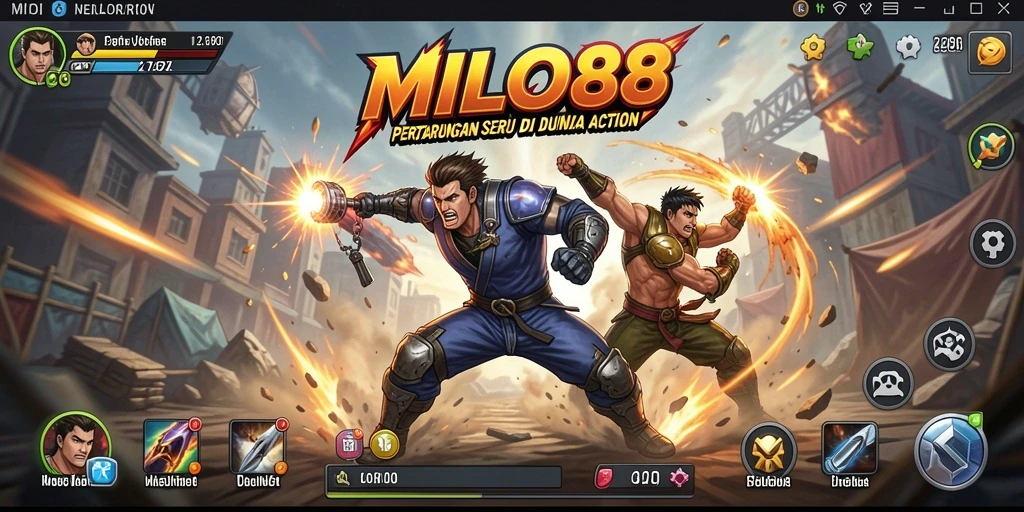 Screenshot gameplay MILO88 yang menampilkan aksi epik.
