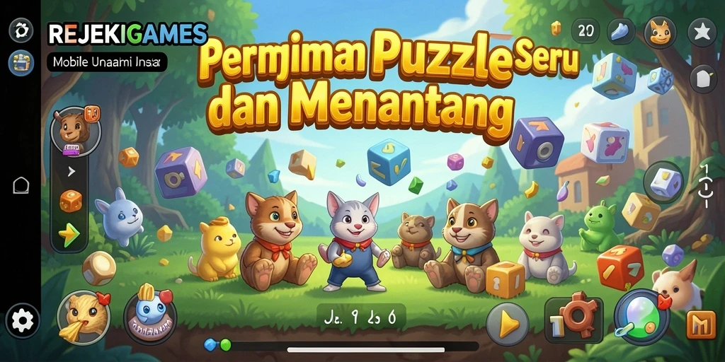 Tampilan gameplay seru dan menarik dari REJEKIGAMES.