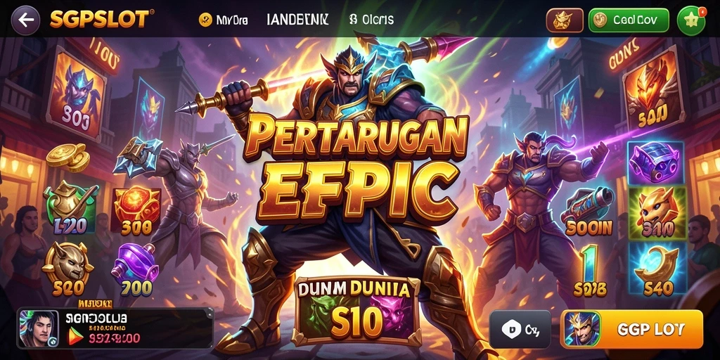 Tampilan gameplay SGPSLOT yang seru dan mendebarkan.